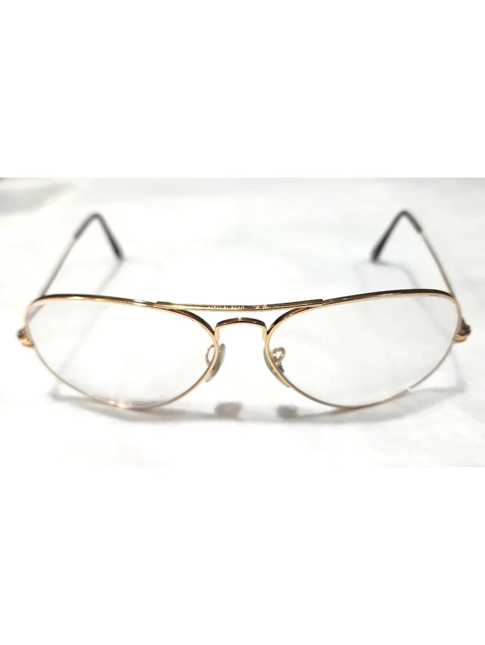Ray Ban RB3025 No Lenses Aviator Gold Sunglasses Frame 58-14 Italy